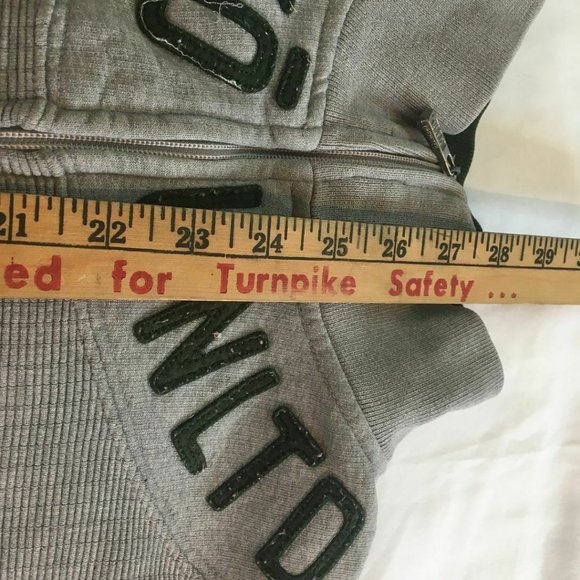 #25 Ecko Unltd heavy pullover embroidered medium KNITTED KNIT OAKLAND A'S - Picture 6 of 8